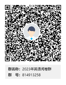 2023年英语阅卷群群二维码