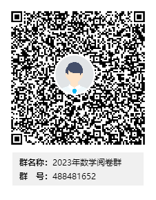 2023年数学阅卷群群二维码